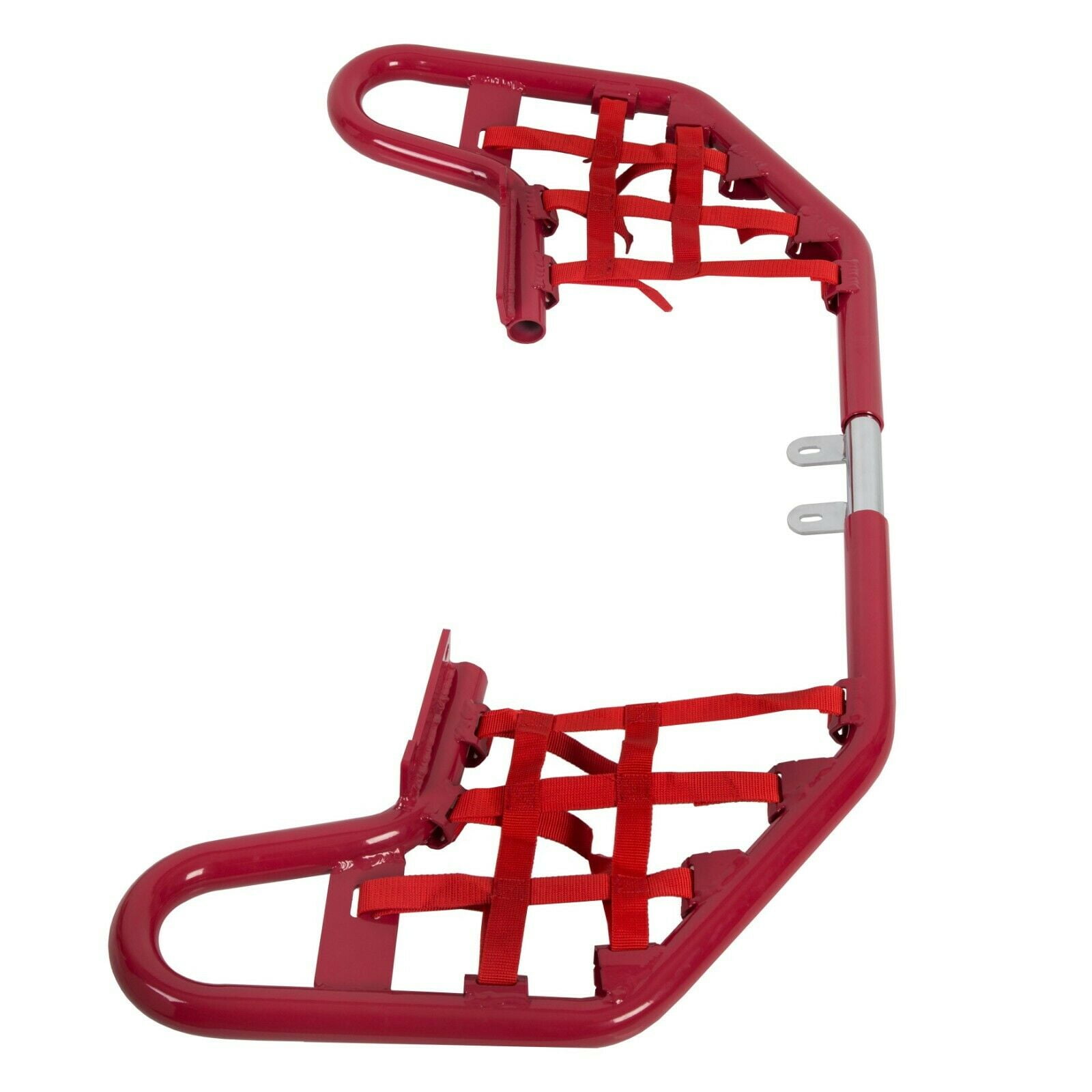 Kojem ATV Nerf Bars W/ Nets Webbing for 1990-2004 Yamaha Warrior 350 Red Aluminum 2003 2002 2001