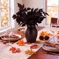 thumbnail image 2 of My Texas House Halloween Layered Foliage Arrangement in Vase, Plum, 20", 2 of 5
