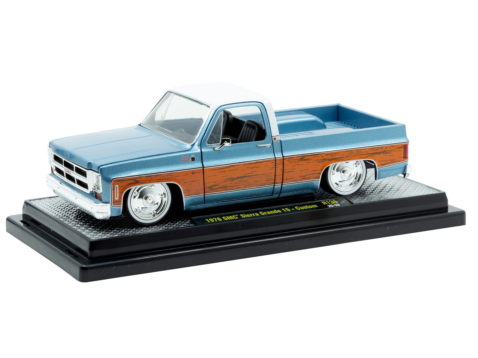 1976 GMC Sierra Grande 15 Pickup Truck Blue Metallic with