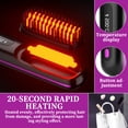 thumbnail image 4 of Hair Straightener Brush, Wireless Portable for Travel Straightening Comb Multi, 4 of 8