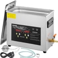 thumbnail image 1 of VEVOR Limpiador ultrasónico digital profesional de laboratorio limpiador ultrasónico con temporizador de calentador para joyas, relojes, anteojos, circuitos, dentaduras,6L-180 W/400 W VEVOR Ultrasonic Cleaner Jewelry Cleaning, 1 of 8