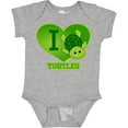 thumbnail image 3 of Inktastic I Love Turtles Boys or Girls Baby Bodysuit, 3 of 5
