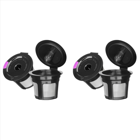 Reusable K Cups for , Elite, Classic, Compact, Latte, Select and All 2.0 & 1.0 Coffee Makers 4PCS