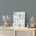 thumbnail image 2 of Wall Art Prints, Blue Teal Coastal Framed Canvas Prints for Bedroom Living Room Bathroom Office, Summer Beach Starfish Coral Nautical Rustic Gallery Wrap Wall Art Poster for Gifts Home Decor 12"x12", 2 of 9