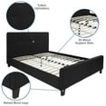 thumbnail image 5 of Flash Furniture Tribeca Queen Size Tufted Upholstered Platform Bed in Black Fabric, 5 of 9