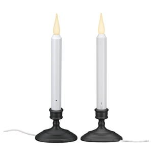 612 Vermont LED Electric Window Candles Dusk to Dawn, Pack of 2
