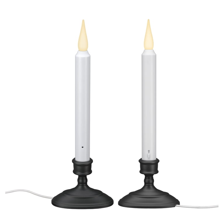 612 Vermont LED Electric Window Candles Dusk to Dawn, Pack of 2 photo 1