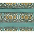 thumbnail image 4 of oneOone Cotton Flex Fabric Geometric|Leaves & Floral Block Printed Fabric 1 Yard 40 Inch Wide, 4 of 4