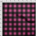 thumbnail image 3 of oneOone Georgette Viscose Pink Fabric Gingham Check Sewing Craft Projects Fabric Prints By Yard 42 Inches Wide, 3 of 4