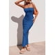 thumbnail image 5 of Vestido PRETTYGARDEN Maxi Bodycon sin Tirantes Azul M, 5 of 6