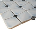 thumbnail image 3 of 5 pack Frost White 12-in. x 12-in. Glossy Finished Cermaic Mosaic Wall Tile (5 sq. ft./Case), 3 of 5