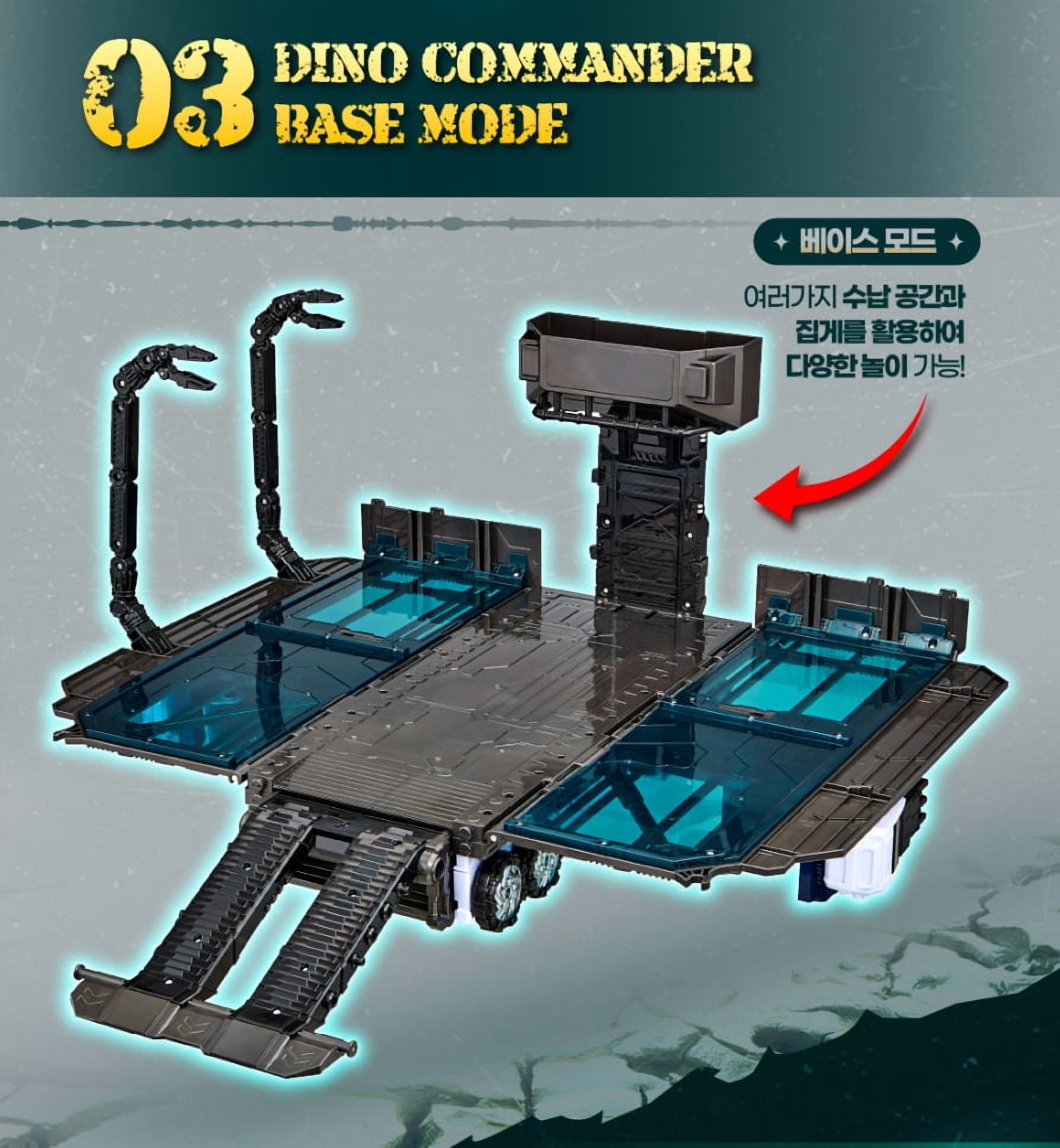 Miniforce Dino Commander – Transforming Truck & Dinosaur Robot Toy with Weapon Accessories