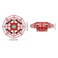 thumbnail image 4 of Kids Flying Toy Hand Control Quadcopter Mini Flying Drone, Rojo, con control remoto, 1 pieza de batería de repuesto Inevent FN000221-08B, 4 of 7