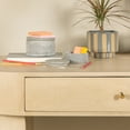 thumbnail image 3 of Bloomingville Round Decorative Cement Storage with Lids, Grey, Set of 2, 3 of 7