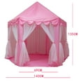 thumbnail image 2 of Girls Play Tent Indoor Princess Castle Kids Tent House, 2 of 3