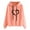 Pink, variant on IROINNID Women's Long Sleeve Sweatshirt Mid-Length Graphic Prints Casual Autumn Winter Sweatshirt Tops, Pink