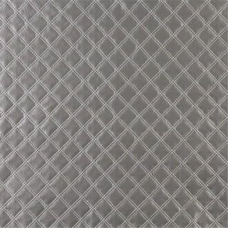 G363 Silver Metallic Leather Grain Upholstery Faux Leather By The