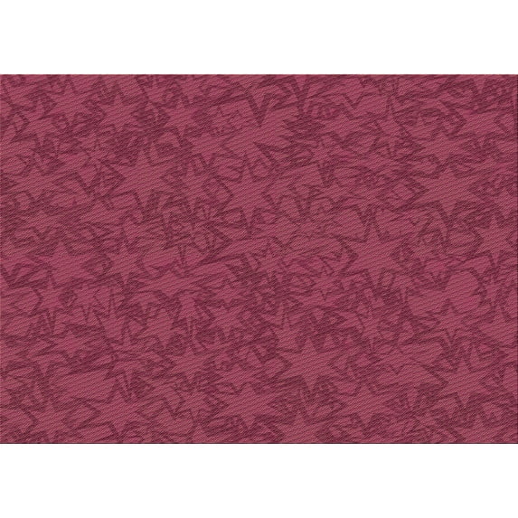 Ahgly Company Indoor Rectangle Patterned Crimson Red Area Rugs, 7' x 10'