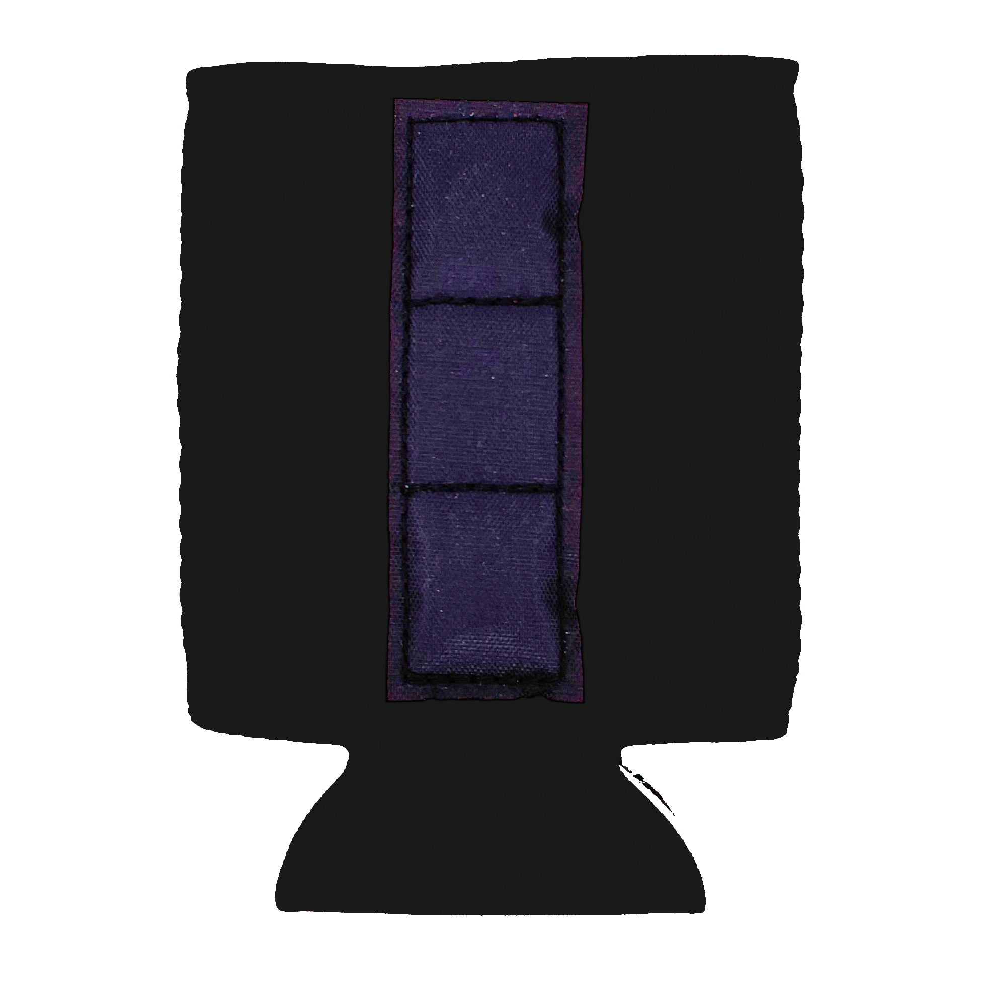 Blank Magnetic Neoprene Can Coolie (6 Pack Black)