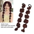thumbnail image 4 of Trenza de Peluca Con de Caballo de Burbujas, Hecha de Cabello SintéTico de Alta Temperatura, Accesorio para el Cabello Elegante y Própico, Diadema fácil de Usar y Resistente,, 4 of 7