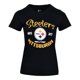 thumbnail image 1 of Playera NFL Pittsburgh Steelers Negro para Mujer Talla EG, 1 of 3
