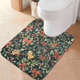 thumbnail image 2 of Yayeee Bath Rug for Bathroom Floor Non Slip Rectangle Fluffy Soft Absorbent Mat, 16"x24", Christmas Bows, 2 of 7