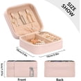 thumbnail image 4 of GZHJMY Travel Small Jewelry Case Beautiful Hummingbird Jewelry Organizer Jewelry Box Gifts Women Mom Friends Female Sister Bridesmaid Girl Gifts Idea19 for Necklace Bracelet Earrings Rings, 4 of 7