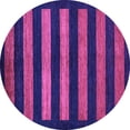 thumbnail image 1 of Ahgly Company Indoor Round Abstract Purple Modern Area Rugs, 4' Round, 1 of 4
