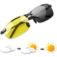 thumbnail image 2 of Gafas De Sol De Visión Nocturna, Gafas De Conducción Fotocromáticas Uv400, Protección Contra Rayos Uv Para Hombres, Deportes Al Aire Libre, Cambio De Color, Ciclismo Scienceny  AP005168-00, 2 of 6