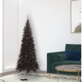 thumbnail image 4 of Vickerman 6.5' Black Fir Slim Artificial Christmas Tree, Unlit, 4 of 4