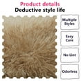 thumbnail image 3 of FUTATA Fluffy Plush Area Rug Soft Non-Slip Floor Mat Living Room Bedroom Rugs Fuzzy Shaggy Carpet Washable Rectangle Rugs Kids Nursery Play Mat Runner Pads, 3 of 7