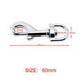 thumbnail image 6 of funtasica 2xSnap Hook Pet Swivel Snap Fits for Handmade Crafts Purse Bag Making Camping 60mm , 60mm, 2 Pcs, 6 of 6
