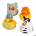 thumbnail image 2 of Rhode Island Novelty 2 Inch Zoo Animal Rubber Ducks, Safari Party Favors, 12 Pack, 2 of 4