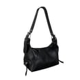 thumbnail image 2 of Cartera informal para de bolas de hervida para mujer, bolso de viaje de vacaciones de gran capacidad, bolso de mano para axilas, bolso de Negro Macarena Monedero de hombro, 2 of 8