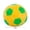 Yellow, variant on Anckoeil Yellow and Green Football Pillow Three Sizes Football Shape Pillow Short Pile Football Pillow Plush Toy Best Gifts for Childrens