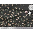 thumbnail image 2 of Soimoi Cotton Cambric Fabric Leaves & Flower Panel Fabric Prints By Yard 42 Inch Wide, 2 of 3