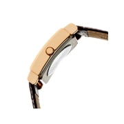 Frederick Leather-Band Watch - Rose Gold/Silver