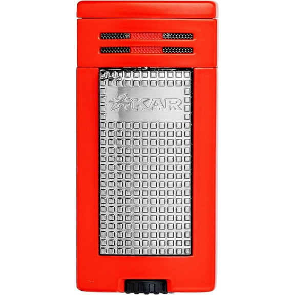 XIKAR® Ion Double-Jet Flame Cigar Lighte, Red