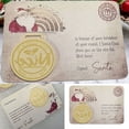 thumbnail image 1 of Cqxid Carte de Vœux à Moins de 5$ Liste de Noël Drôle Carte de Vœux 2 Pcs Liste de Noël Personnalisée Honor Santa Carte de Vœux Carte Commémorative de Noël, 1 of 6