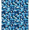 thumbnail image 3 of Ambesonne Blue White Duvet Cover Sets, Blurry Rectangulars, 2-King, Multicolor, 3 of 7