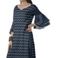 thumbnail image 5 of Moomaya Women's Printed Indian Ethnic Clothing Set-Printed Kurta w/ Pants, Designer Tunic Dress, 5 of 9