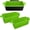 Green, variant on 2 Pack Blackstone Silicone Grease Cup Liners for 36 28 22 17 Inch Griddle, Reusable Catcher Liner Grill Tray Blackstone Accessories, Replacement of Aluminum Foil Drip Pans, Orange