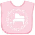 thumbnail image 3 of Inktastic Piano Student Music Teacher Gift Idea Boys or Girls Baby Bib, 3 of 4