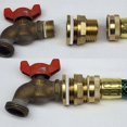 thumbnail image 5 of Adaptador de manguera de agua para tanque de agua de latón de 2 piezas Dn20 3/4, grifo de lluvia B, 5 of 5