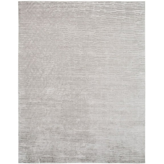 Kalaty Renzo Area Rug RZ-540 Silver Worn Gradient 2' 6" x 10' Rectangle