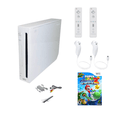 thumbnail image 1 of Nintendo Wii Console White Premium Bundle (Refurbished) - Includes Super Mario Galaxy 2, 2 Remotes & 2 Nunchuks, 1 of 8