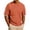 Orange, variant on VgaVtl Big and Tall Men's Tshirt Short Sleeve Summer Clothes for Men Waffle Sports Leisure White Solid Color Tops