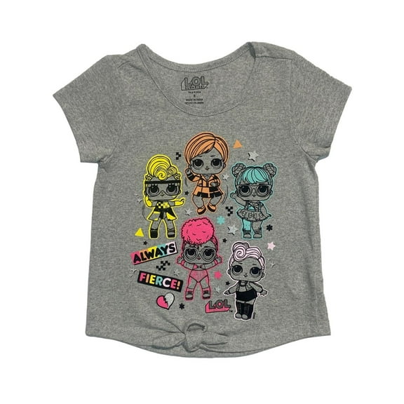 LOL Surprise Girls' Always Fierce T-Shirt, Sizes 4-8
