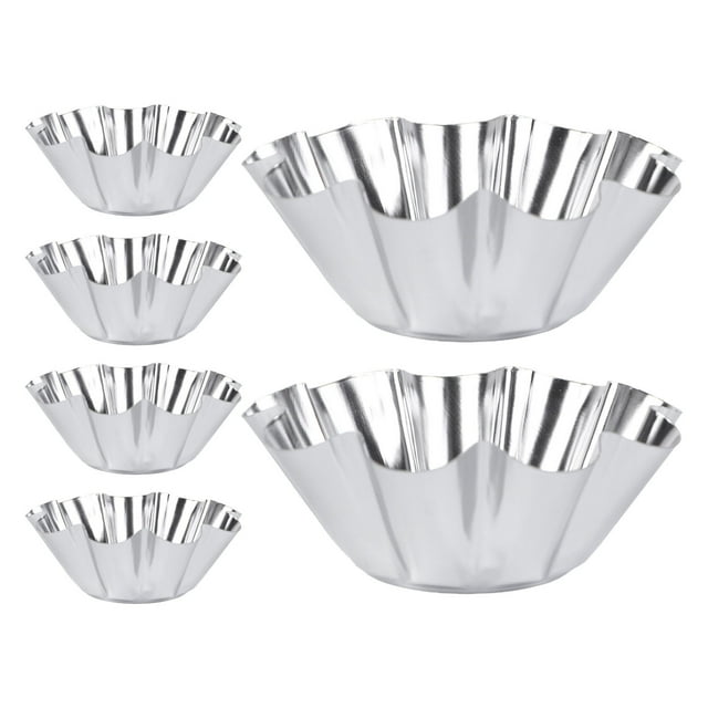 Minkissy 6Pcs Nonstick Tart Mold for Baking Reusable Home Users Delicate