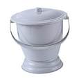 thumbnail image 4 of TOOYFUL Chamber Toilet Household Potty Bucket Spittoon Urinal with Lid for Female Male Kids Adults Bedroom Indoor Gray, 4 of 10